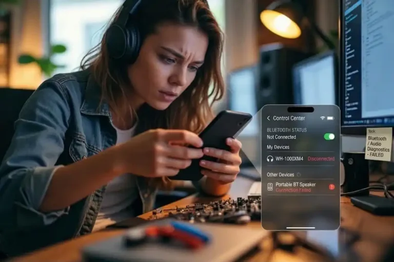Use Headphones or Bluetooth to test and fix speaker